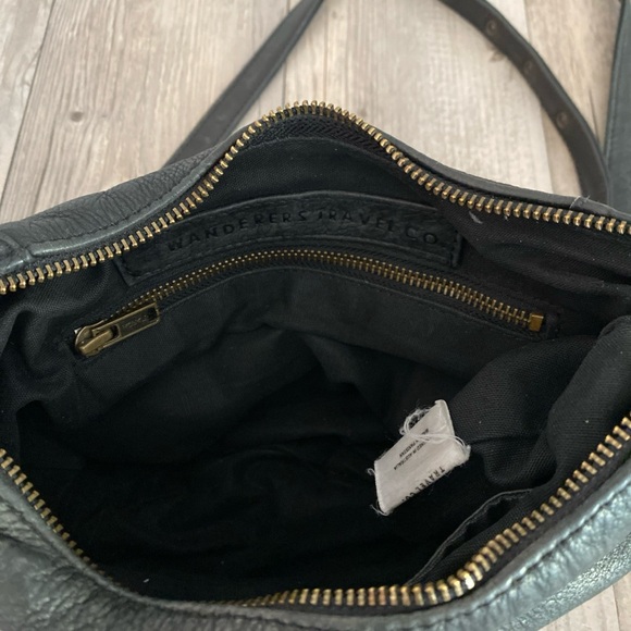 Wanderers Travel Co Crossbody Santorini Leather Bag Tiger Print - Picture 11 of 13